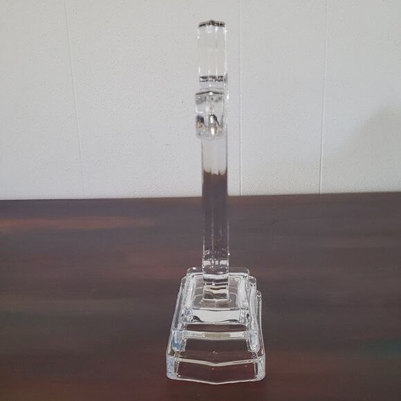 NWOT Beautiful Mikasa 9" Lead Crystal Cross Figurine - Picture 5 of 8